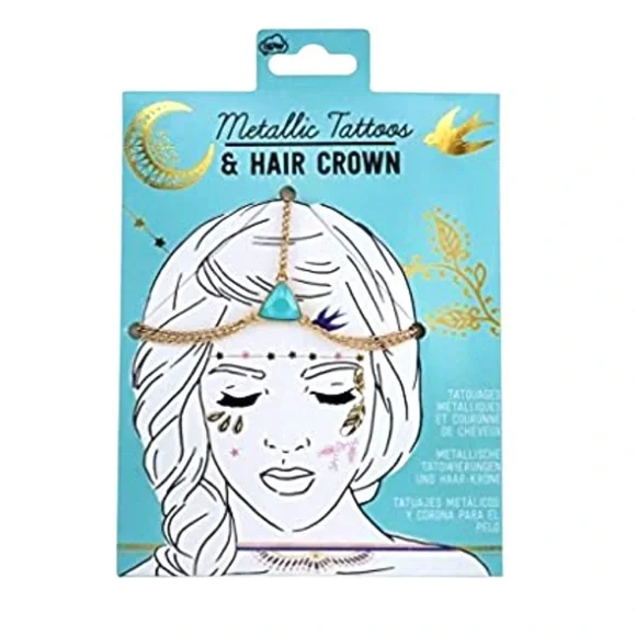 TATTOOS & HAIR CROWN NWT - Picture 5 of 5